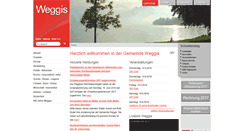 Desktop Screenshot of gemeinde-weggis.ch