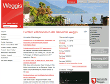 Tablet Screenshot of gemeinde-weggis.ch